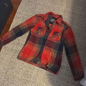 Brooklyn Cloth Red and Black Plaid Shacket